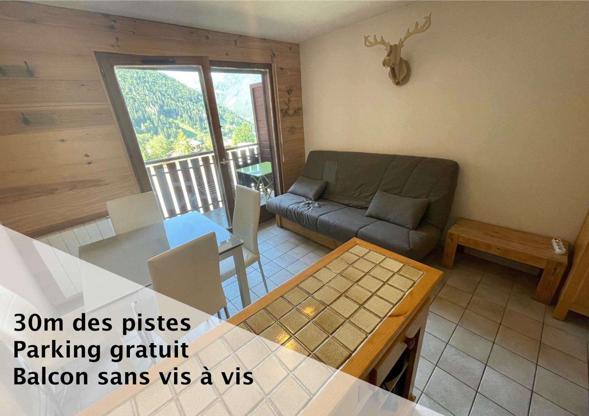 Le Pied Des Pistes A13, Joli Studio Tout Confort 4 Pers, Vue Vallee Imprenable, Draps Non Compris Saint-Jean-dʼAulps Exterior foto